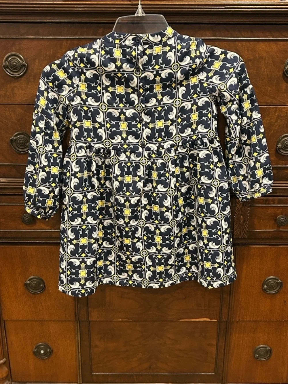 Janie and Jack Medallion Scarf Print Dress Resort Collection